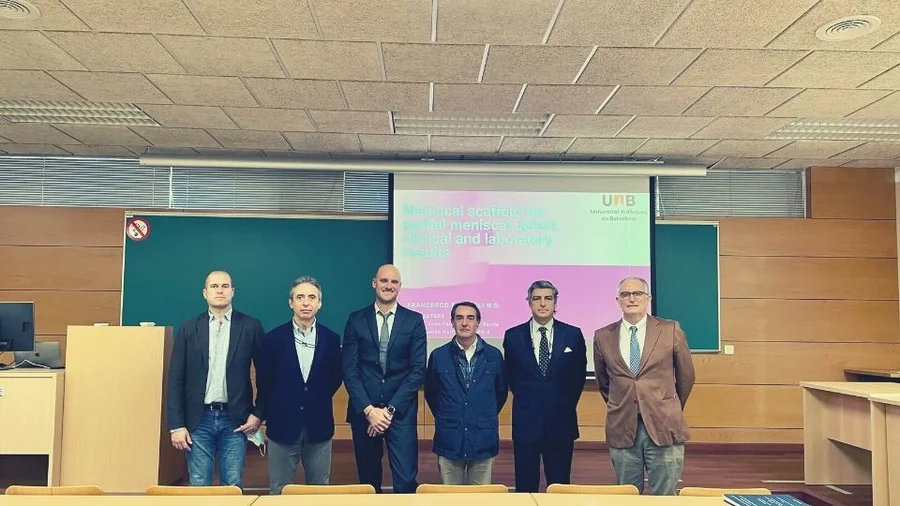 Dottorato Ph.D del Dott. Poggioli con il team UAB di Barcellona